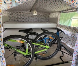 Cargo Lattenrost mit Fahrrädern